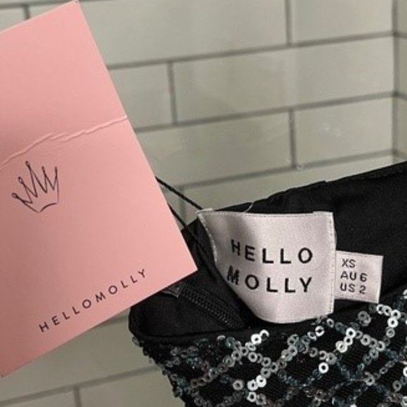 HELLO MOLLY LUX OF MIDNIGHT MINI DRESS - Picture 4 of 4